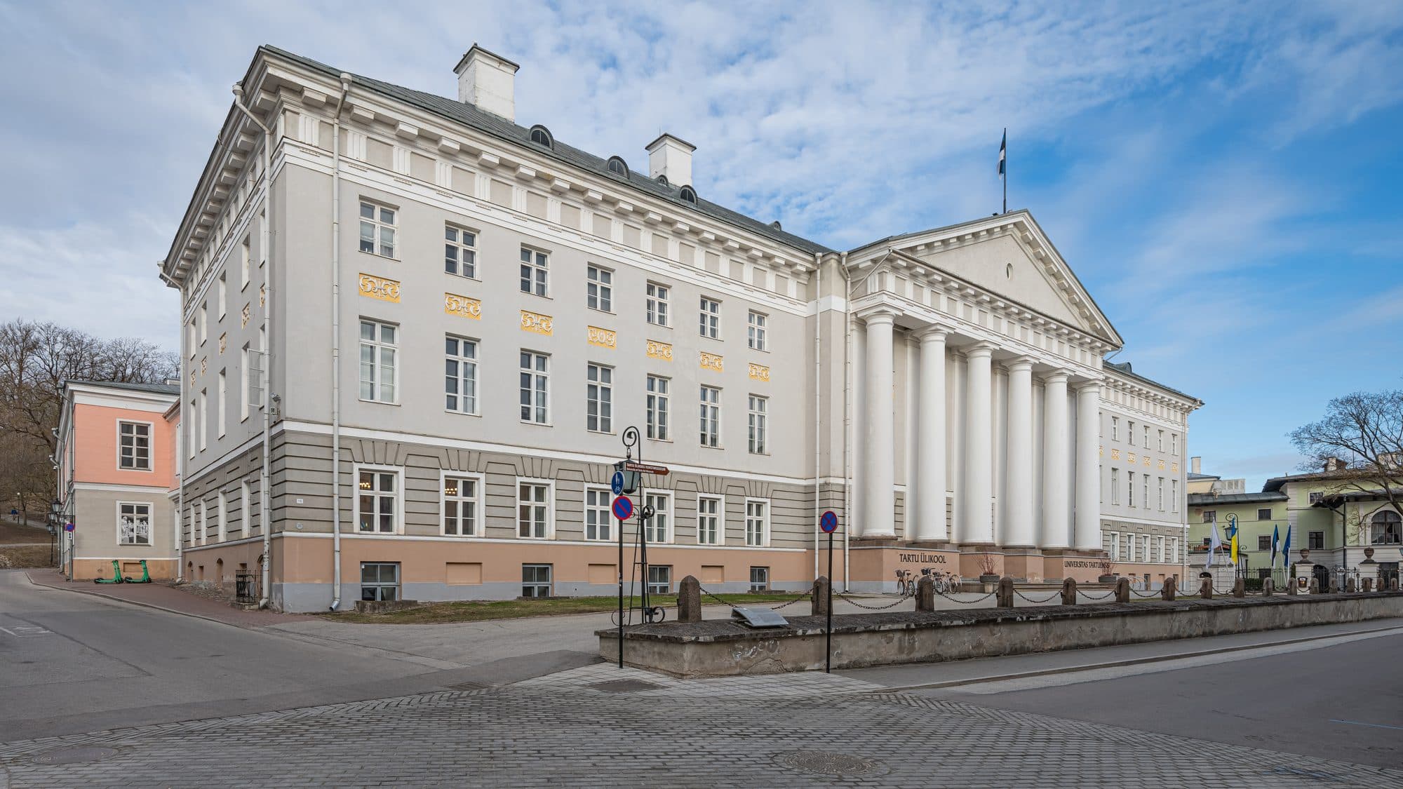 The main building of the University of Tartu, founded 1632